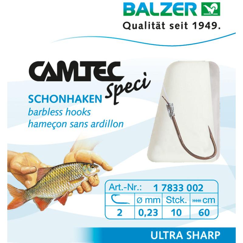 Balzer Camtec Speci Schonhaken silber 60cm #10