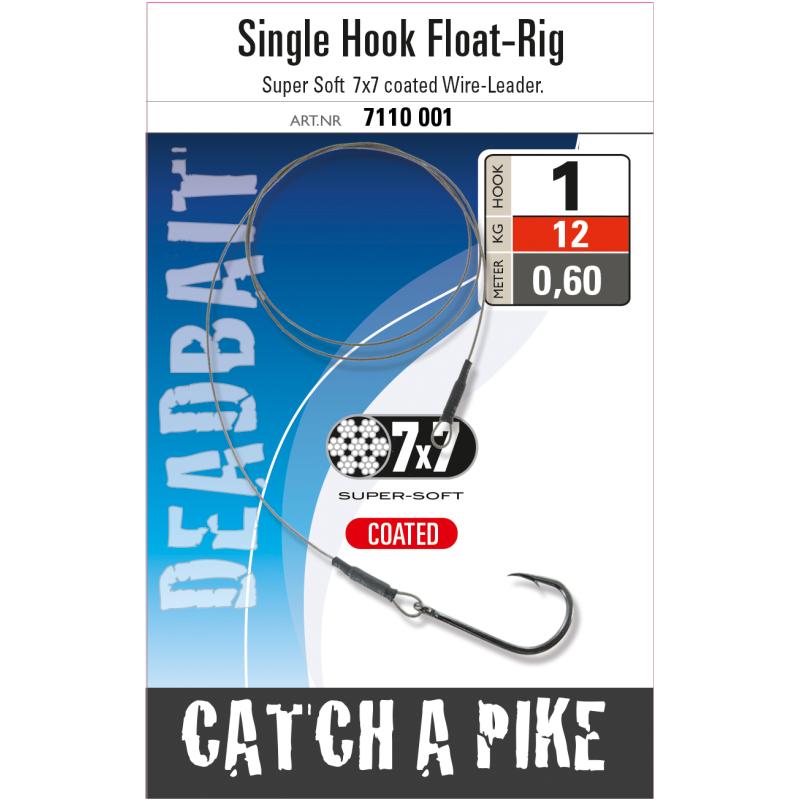 Single-Hook Float Rig 7x7 Hakengröße 1