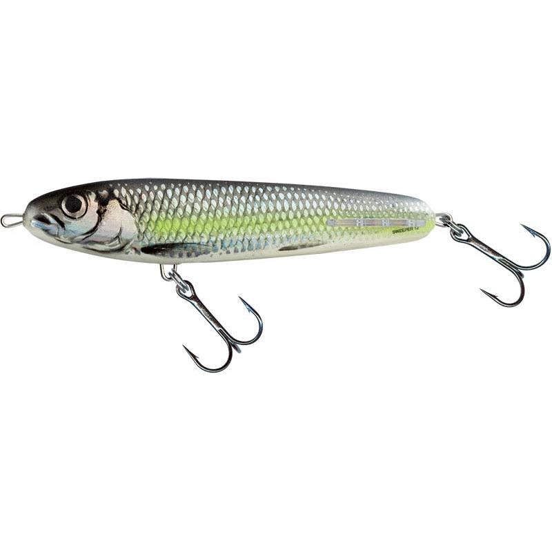 Salmo Se12S Silver Chartreuse Shad
