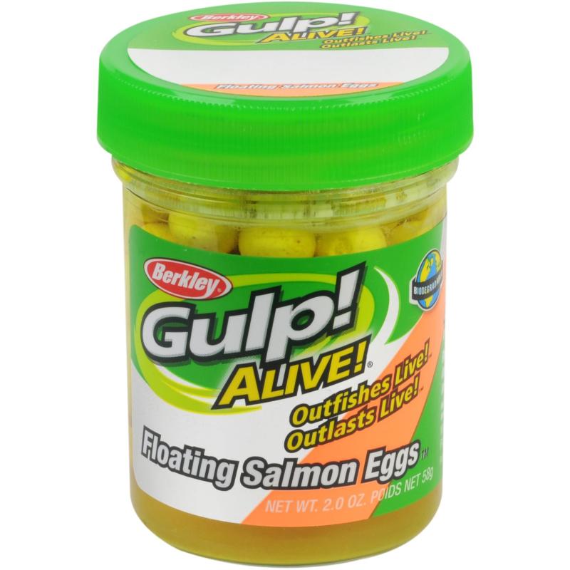 Berkley Gulp! Alive! Floating Salmon Eggs Fluo Yellow