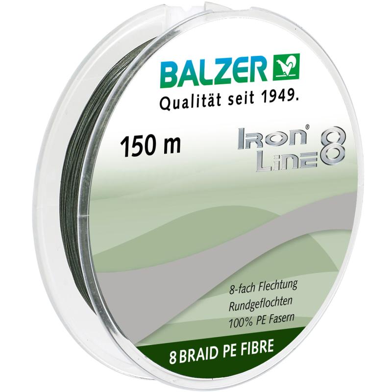 Balzer Iron Line 8 grün 150m 0,27mm