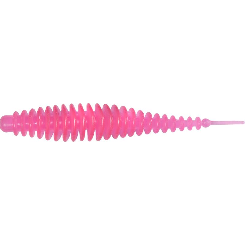 Magic Trout T-Worm 1g I-Tail neon pink Knoblauch 6,5cm 6 Stück