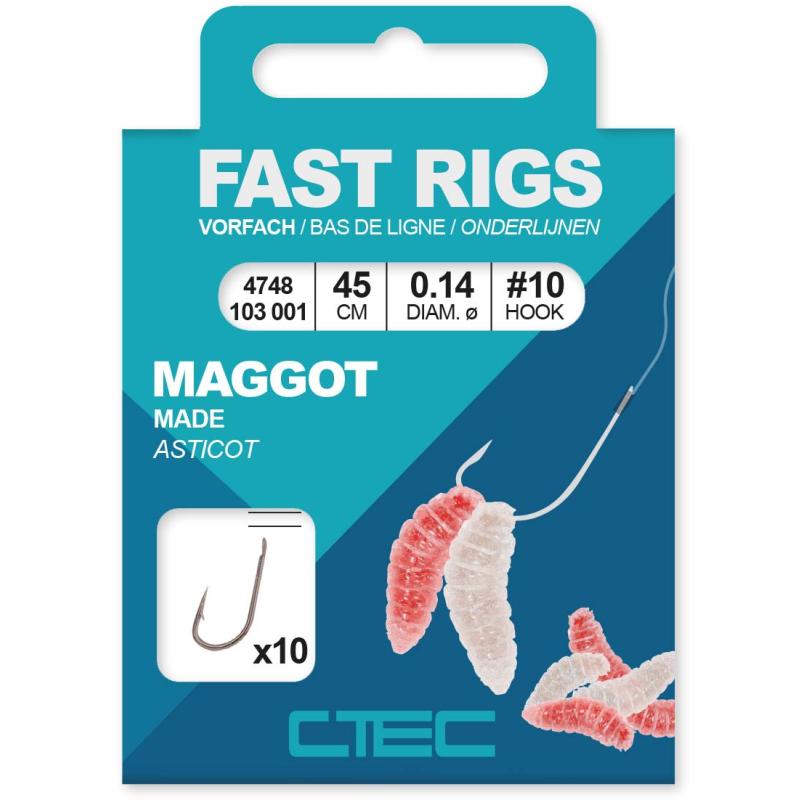 Ctec Fast Rigs Maggot 60cm #12-0.12mm