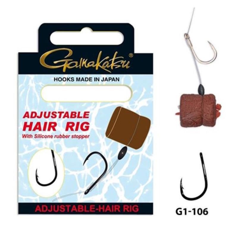 Gamakatsu Haken Bks-Adjust Hair Rig 12Cm Gr. 10