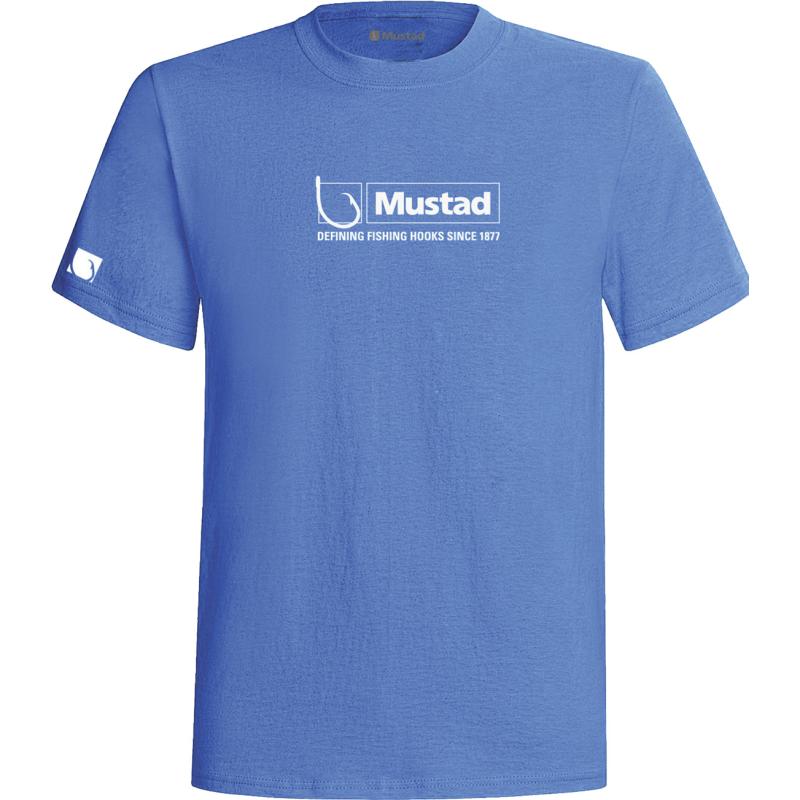 T-shirt Mustad Gr. XXL bleu