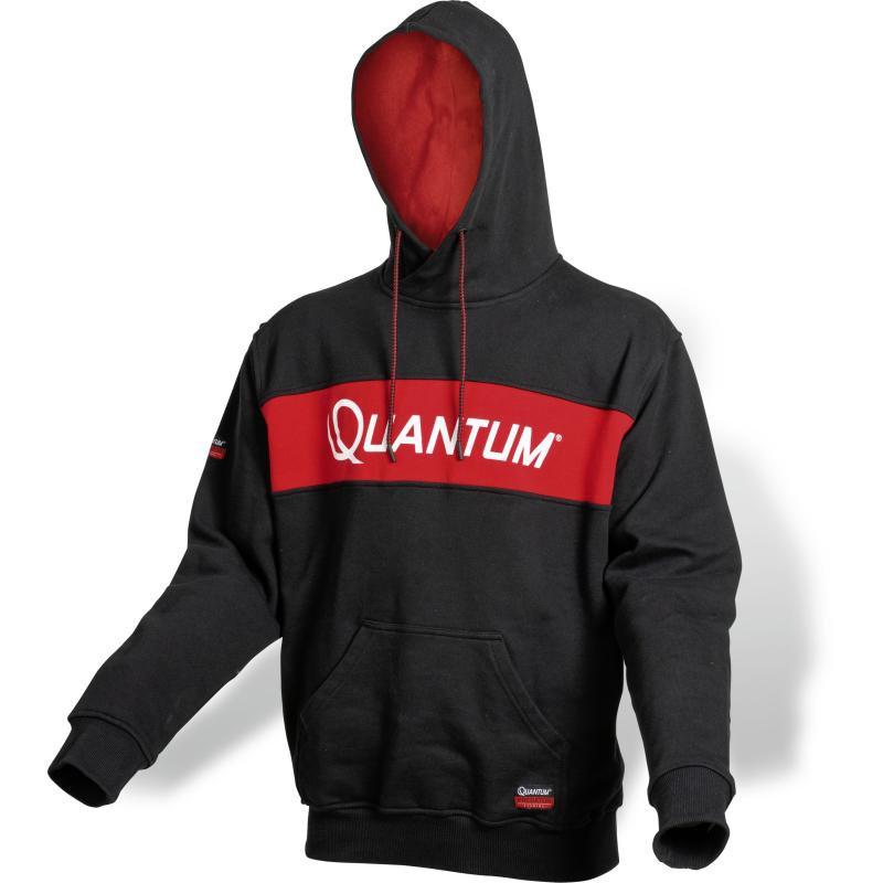 Quantum L Tournament Hoodie schwarz/rot
