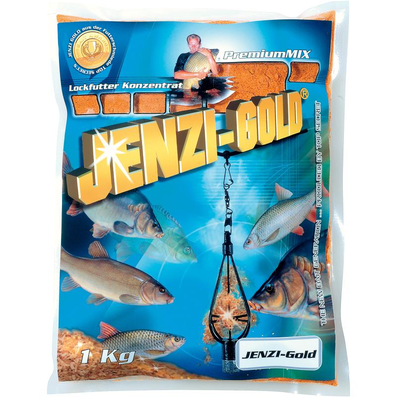 Jenzi Gold Lockfutterkonzentrat 1kg Fließwasser