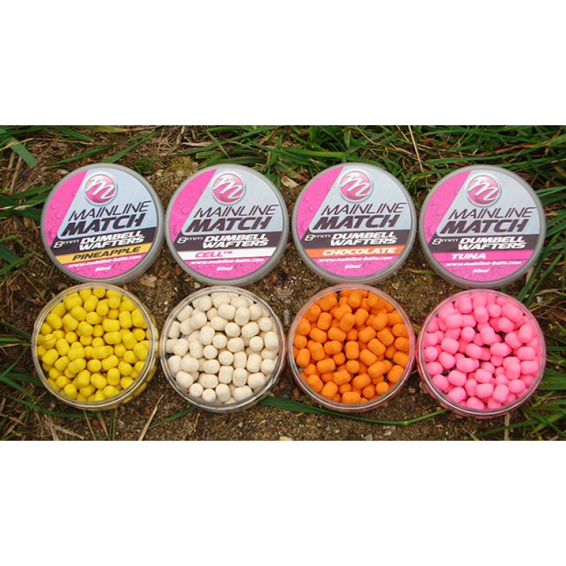 Mainline Match Dumbell Wafters 8mm gelb Ananas