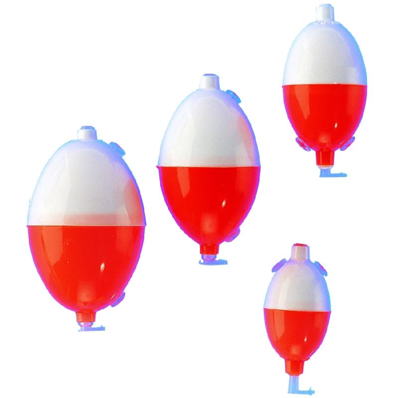 JENZI Wasserkugel mit Innendurchlauf, rot/weiß, 15,0 g