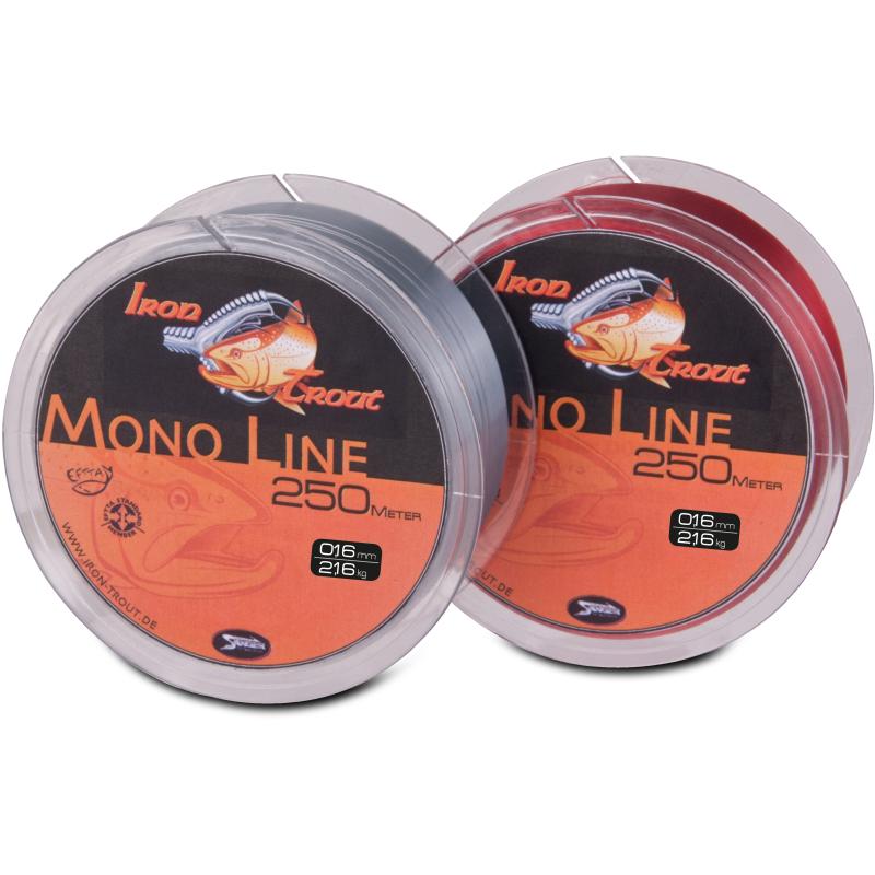 IRON TROUT Mono Line 0,18mm 250m grey
