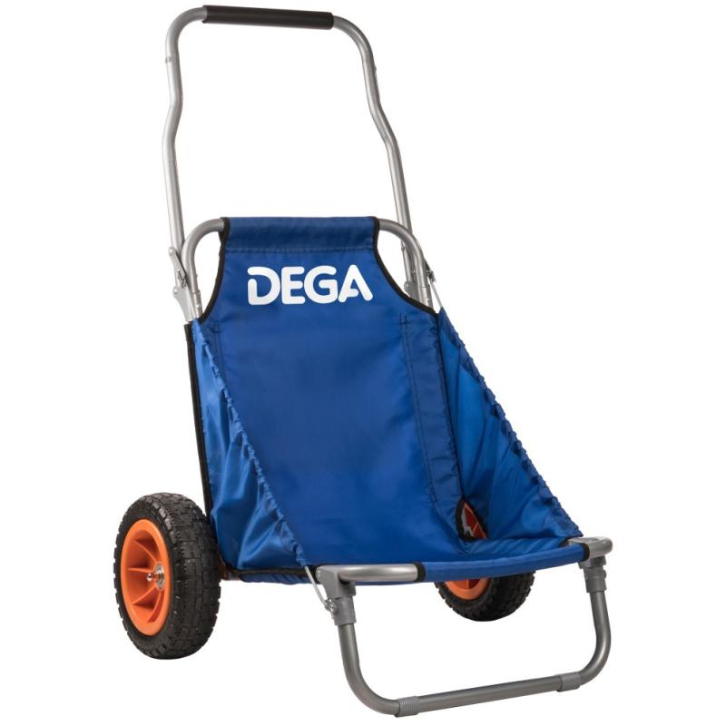DEGA Trolley aus Metall mit Vollgummi Räder, klappbar