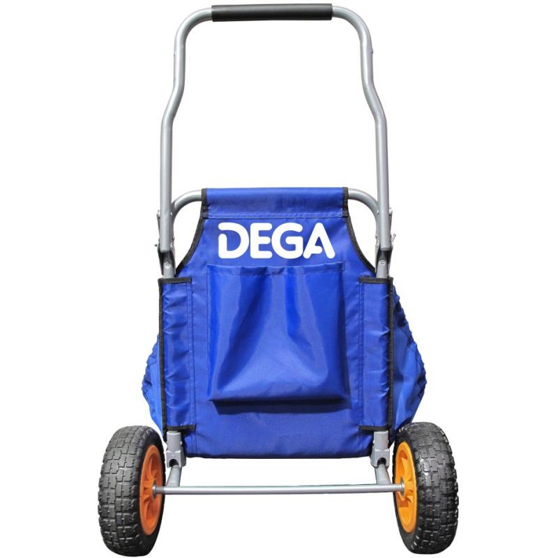 DEGA Trolley aus Metall mit Vollgummi Räder, klappbar