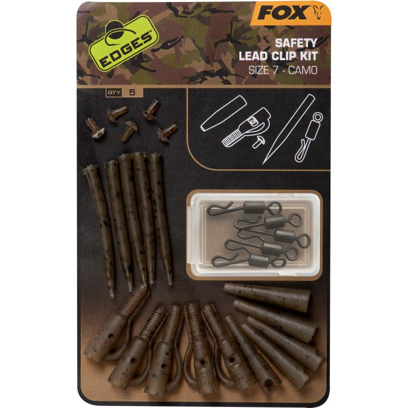 Fox Edges Camo Lead Cip Kit Size 7 x 5