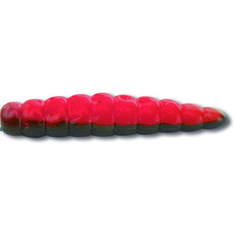 Magic Trout 2,4cm B-Maggot ail rouge / noir 10 pièces