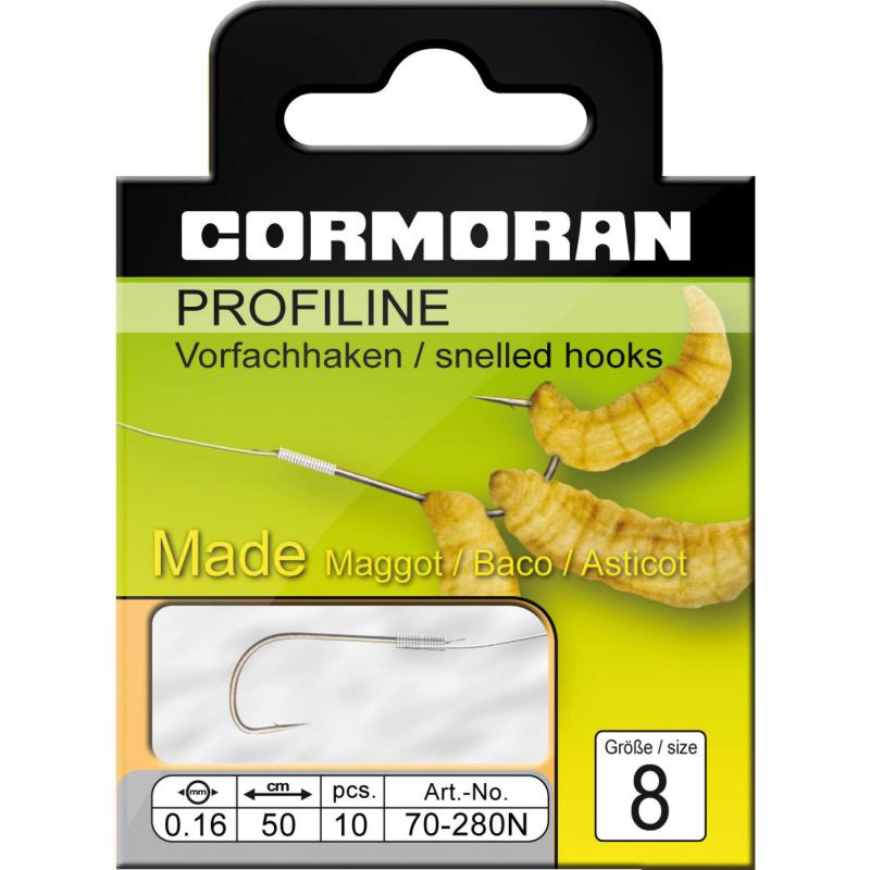 Cormoran PROFILINE Madenhaken nickel Gr.10 0,16mm
