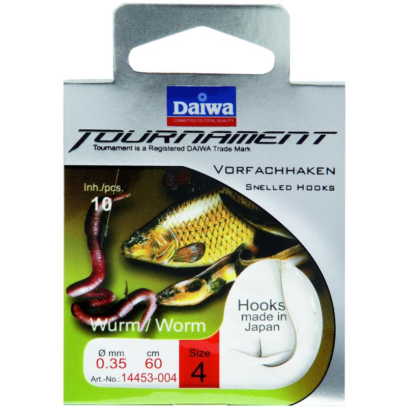 DAIWA TOURNAMENT worm hook size. 8th