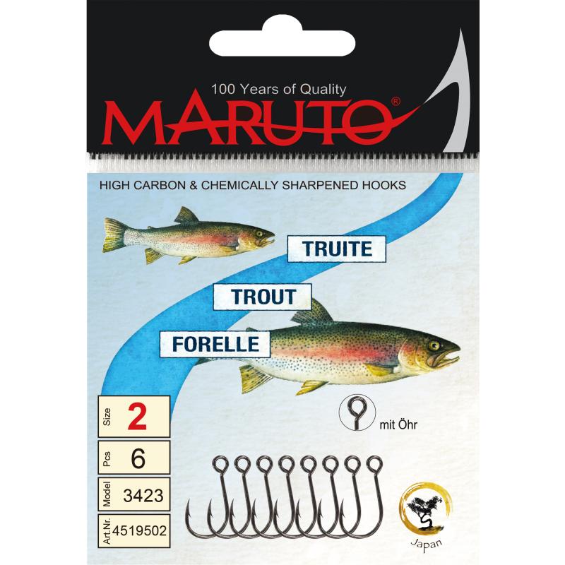 Maruto Crochet simple Maruto avec grand œil taille 6 pour Spinner SB7