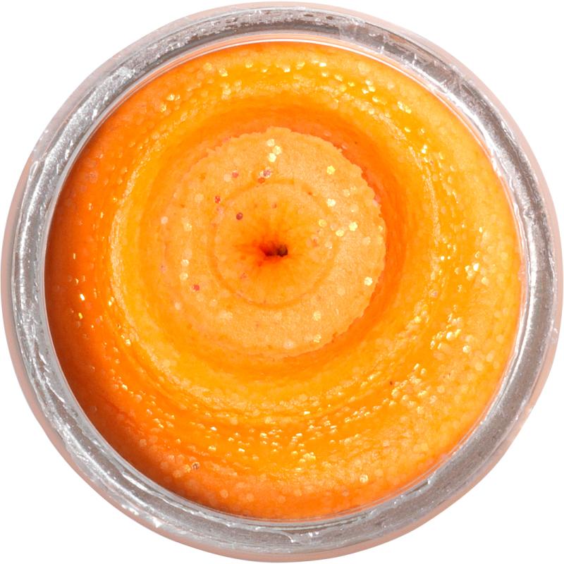 Berkley Natural Scent Trout Bait Glitter Krebs Fluo Orange