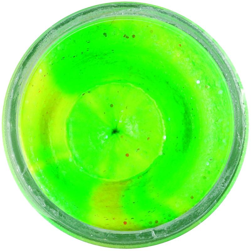 Berkley Select Glitter Truite Bait Vert Fluo Jaune