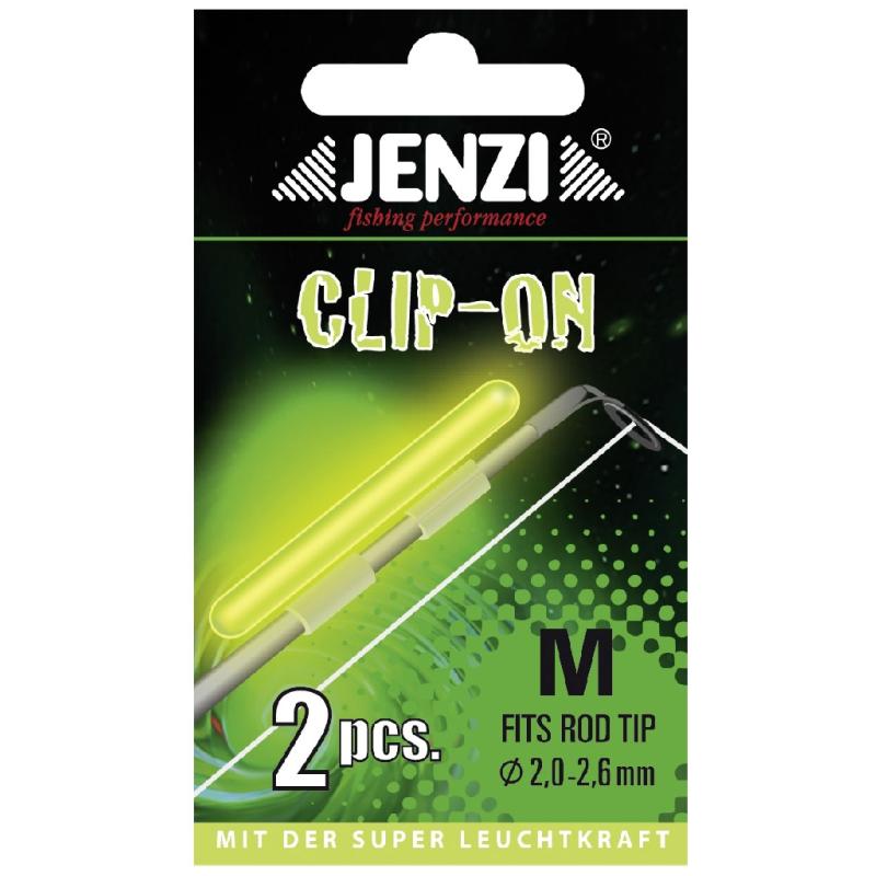JENZI Knicklicht "CLIP-ON" für Rutenspitze 3,3- 3,7mm