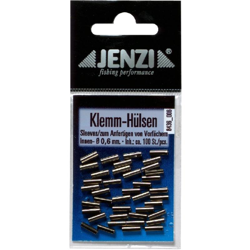 JENZI Quetsch-Hülsen, Inhalt ca. 100 Stück, 1,0 mm