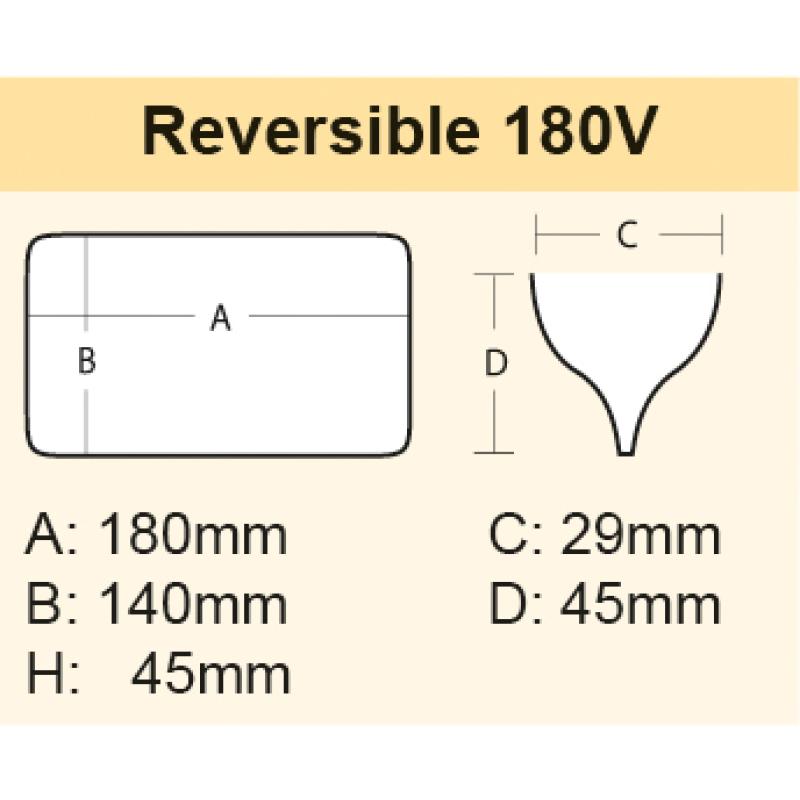 MEIHO Reversible 180V weiß