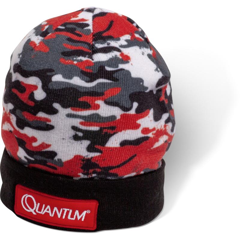 Quantum winter cap black / red camou