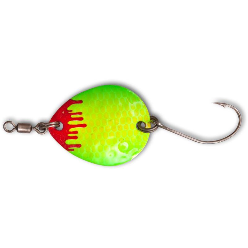 Magic Trout Spoon 2,1g Bloody Blades yellow / green