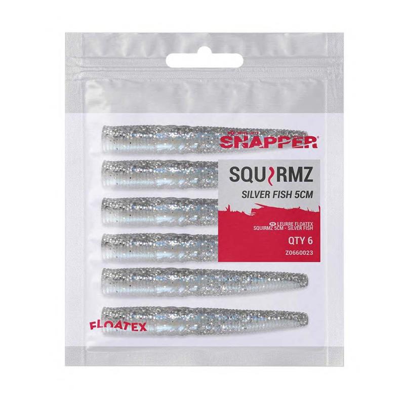 Korum Floatex Squirmz 7.5cm - Silver Fish