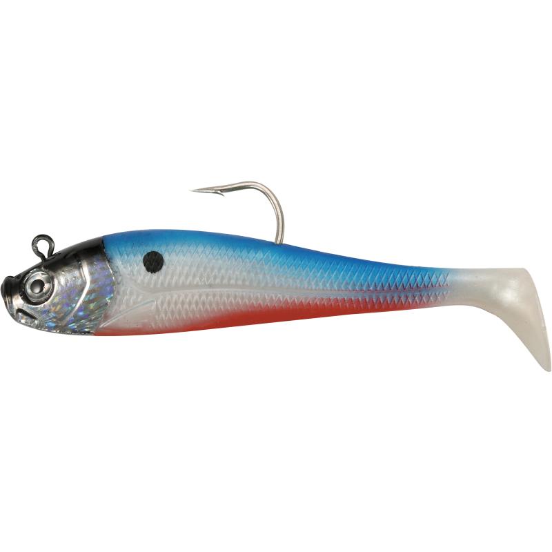 Paladin Norway soft lure 300g with lead head blue-red-white
