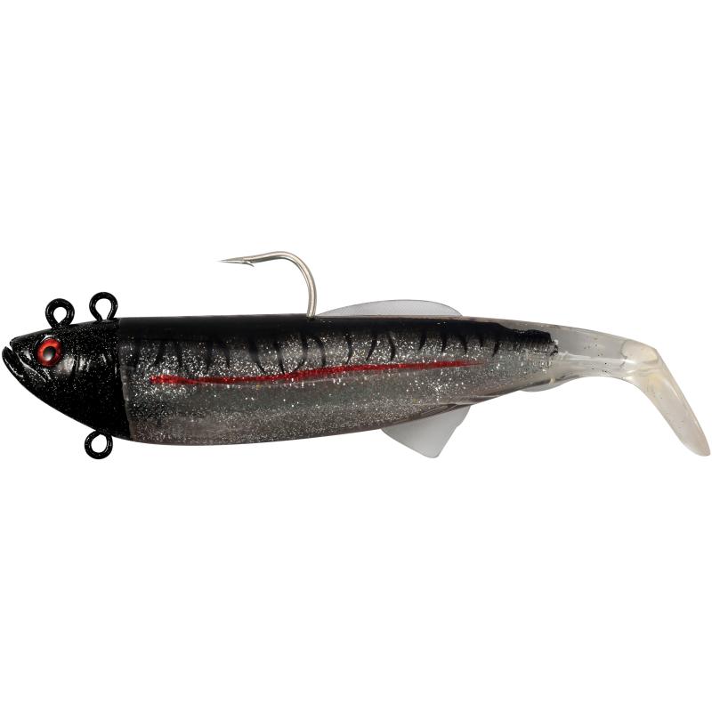 Paladin Norway soft lure 440g with lead head black-silver