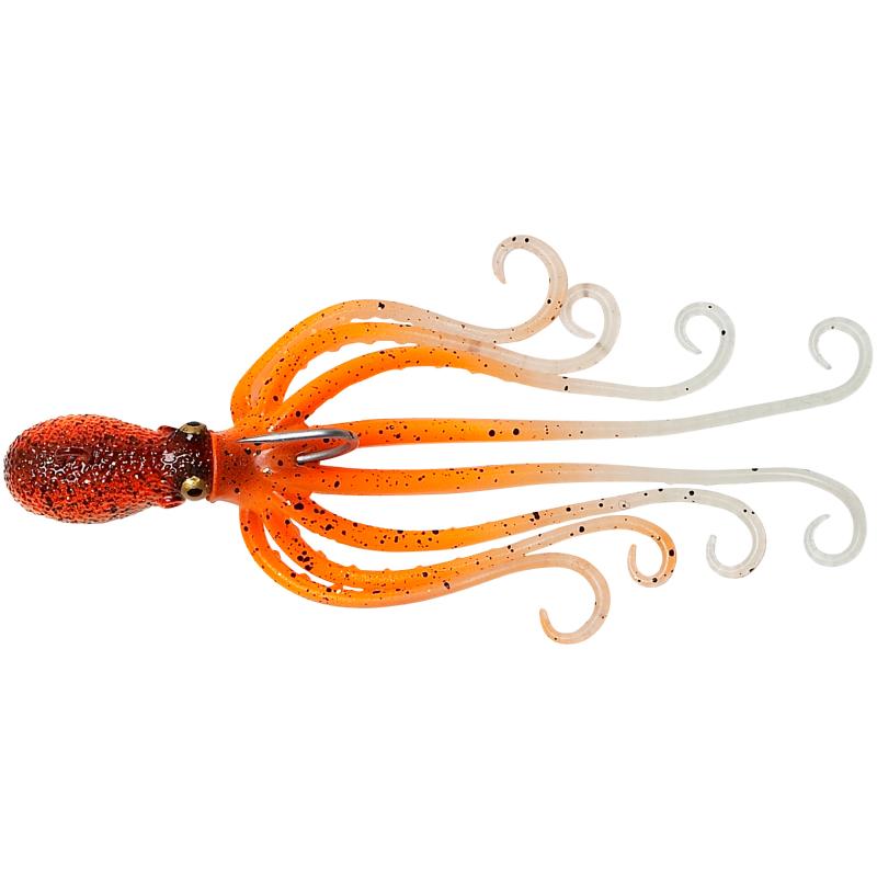 Savage Gear 3D Octopus 300g 22cm UV Oranje Glow