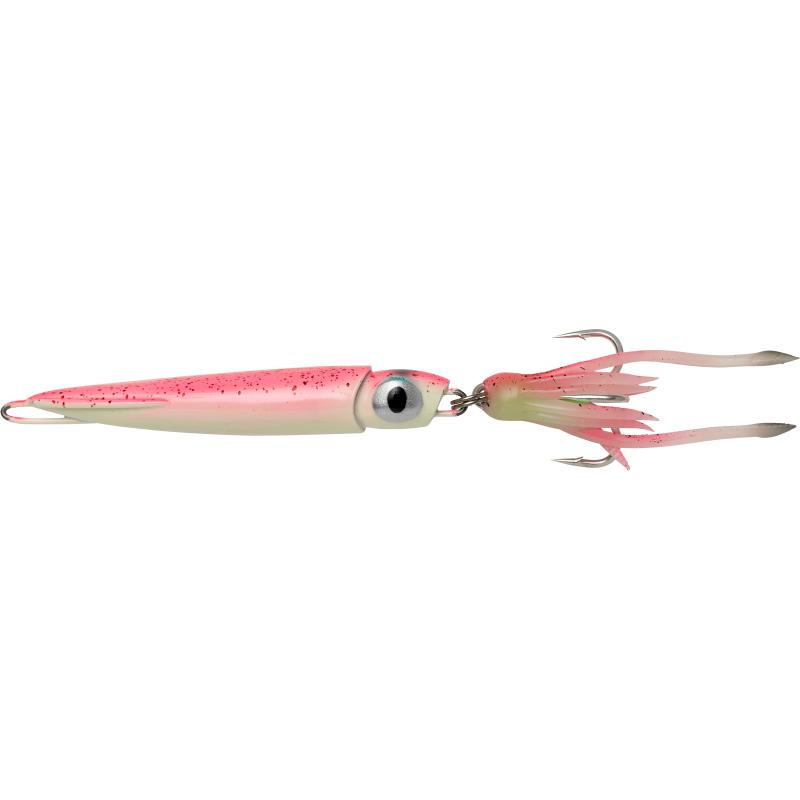 Savage Gear 3D Swim Squid Jig 12.5 cm 300G Sinking Pink Glow