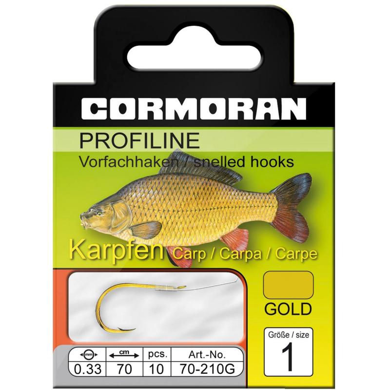 Cormoran PROFILINE carp hook gold size 8 0,23mm