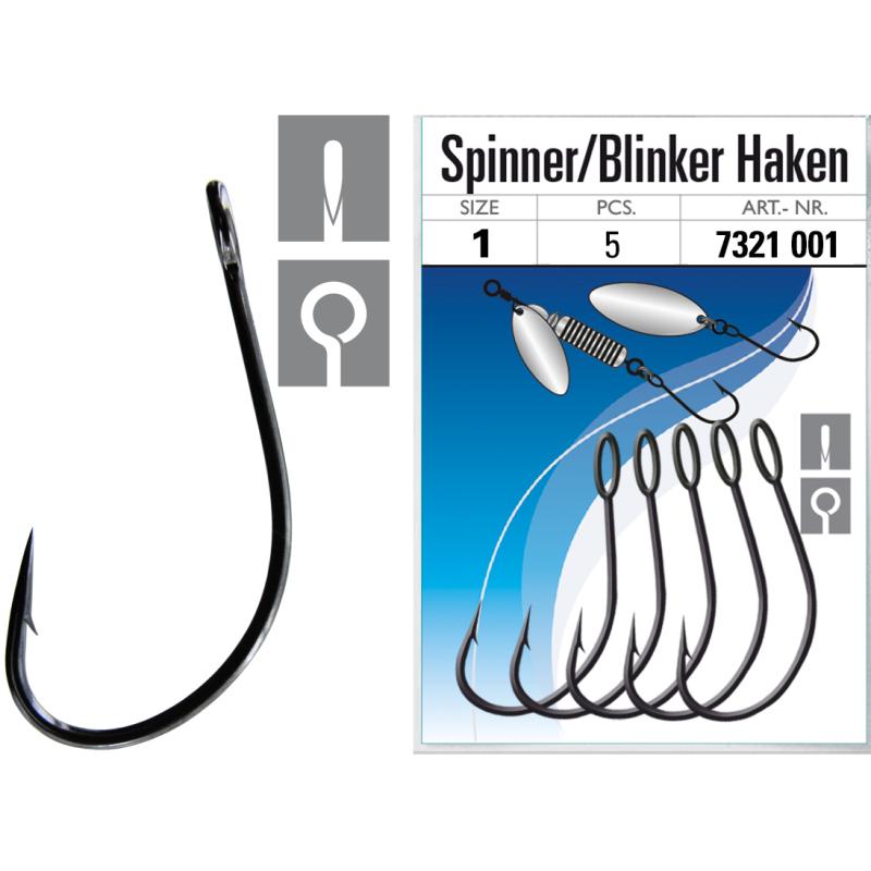 JENZI Spinner/Blinker Einzelhaken Hakengröße 1