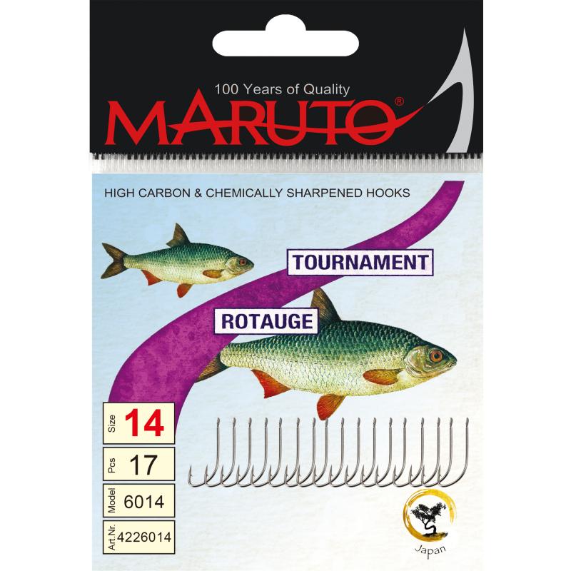 Maruto Maruto pin / roach hook silver size 14 SB17