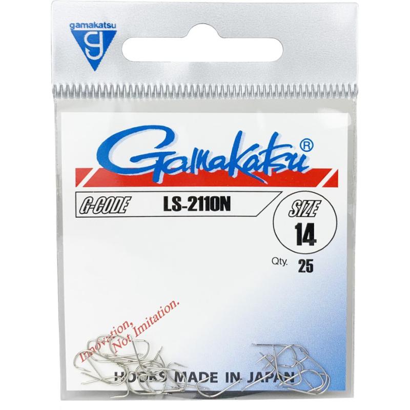 Gamakatsu Hook Ls-2110N Nickel # 10