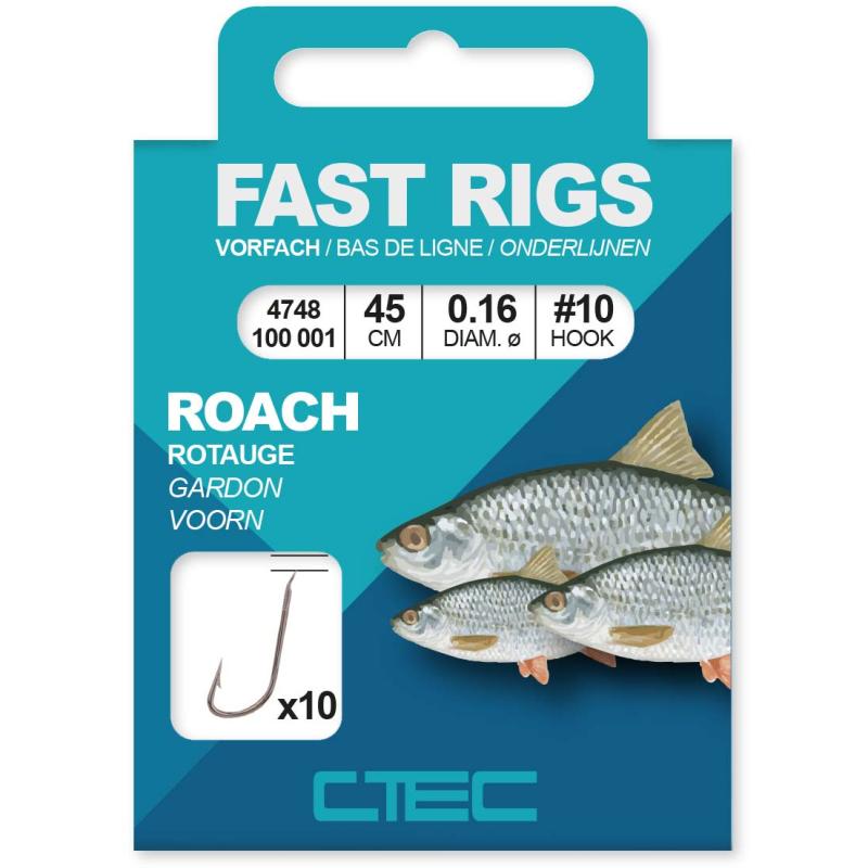 Ctec Fast Rigs Roach 45cm # 10-0.16mm