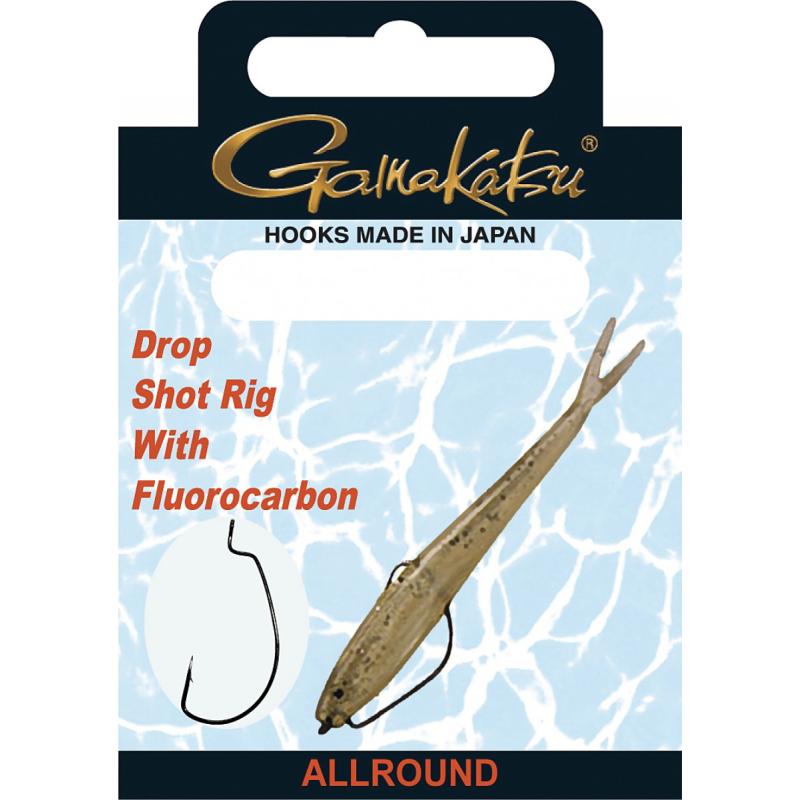 GAMAKATSU BKD-Drop Shot Rig W-EWG / 0 170cm Gréisst 1/0 Dropshot Hook