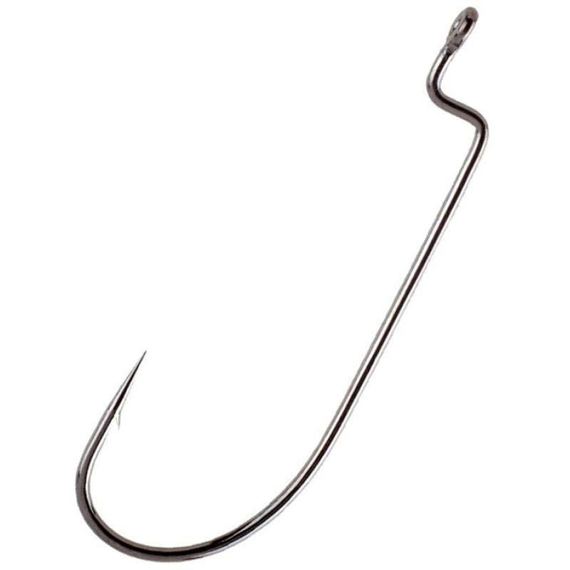 Gamakatsu Hook Worm 34/0 (Spr) (Black) size 1