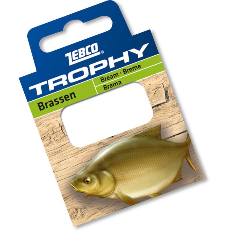 Zebco # 6 Trophy Bream Leader Hook 0,20mm 0,70m 10 st