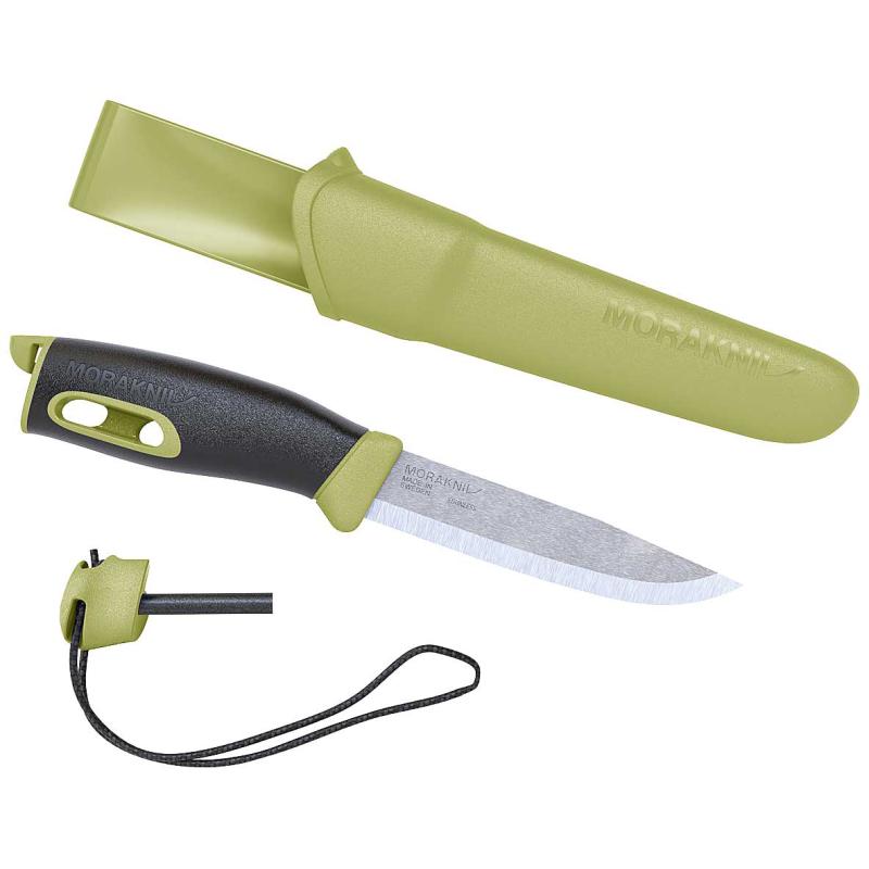 Morakniv Belt Knife Companion Spark Green Lemmetlengte 10,3 cm