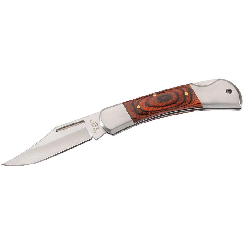 Herbertz pocket knife, handle length 9 cm, Aisi420, pakka wood, blade 7,7 cm