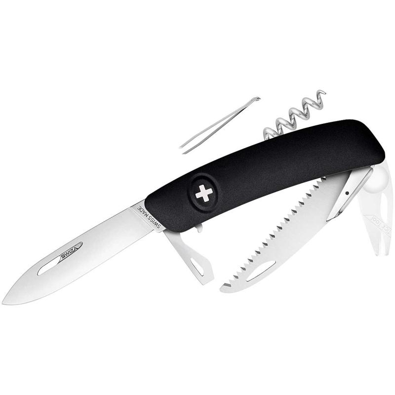 Swiza pocket knife Tt05 Tick Tool blade length 7,5cm black