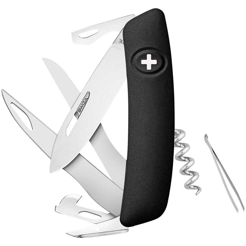 Swiza pocket knife D07 Scissors blade length 7,5cm black