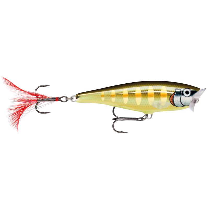 Rapala Skitter Pop Sp Stgs 5cm Surface Floating Striped Gray Shiner