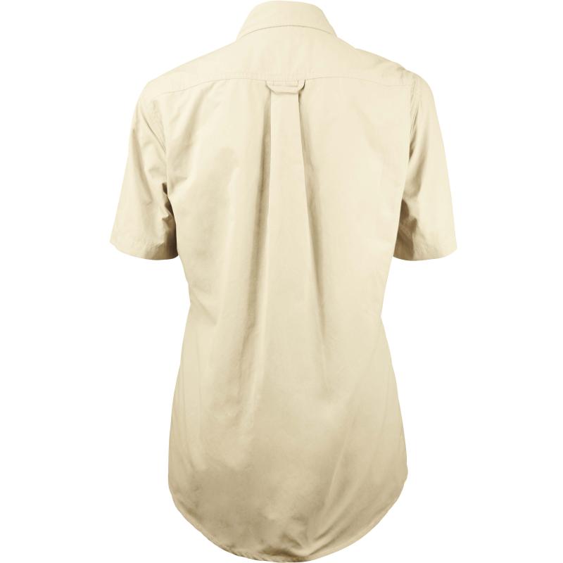 Viavesto women's short-sleeved shirt Sra. Eanes: sand, size. 34