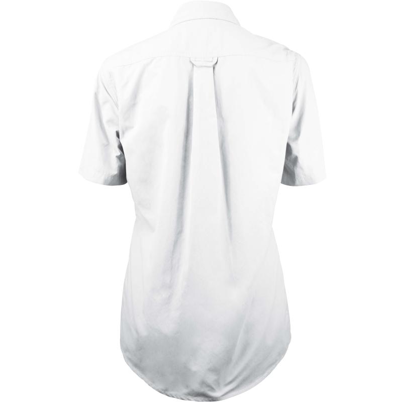 Viavesto Fraen Short-sleeved Shirt Sra. Eanes: wäiss, Gréisst. 46