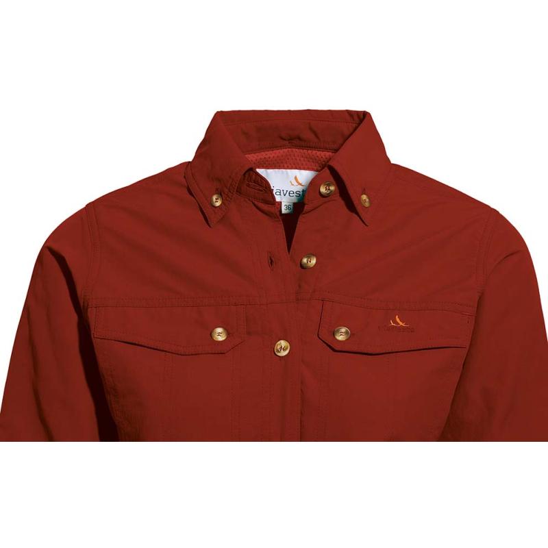 Viavesto women's shirt Sra. Cabral: red, size. 34