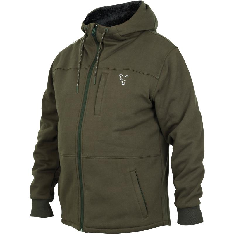Fox collectie Groen Zilver Sherpa hoodie - XL